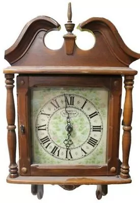 Rare New England Clock Company Weight Driven Wall Clock Vintage • $225