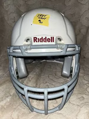 Riddell Revo Speed Youth Small Football Helmet (White W/ GrayFace Mask) • $35