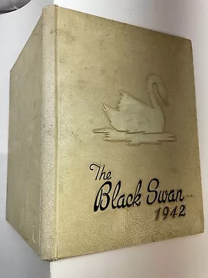 Original 1942 William Byrd High School Yearbook THE BLACK SWAN - Vinton Virginia • $40