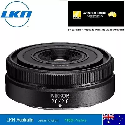 Nikon NIKKOR Z 26MM F/2.8 Lens • $860