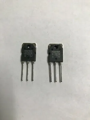 2 Pieces Toshiba 2SA1265N A1265N Transistor 140V 10A 100W  • $6.95