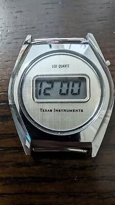 Vintage Texas Instruments Watch LCD Quartz Watch Diamond GTE • $16.99