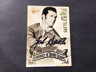 $65 • Buy John Sattler South Sydney Rabbitohs 2008 Centenary Signed Nrl Trading Card NSW