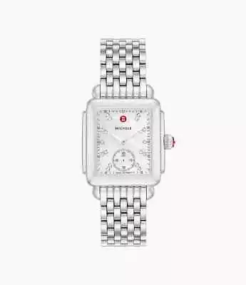 Michele Mww06v000002  Deco Mids Stainless Steel Diamond Watch • $1084.60