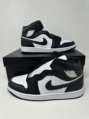 Nike Air Jordan 1 Mid SE Shoes Off Noir Black White FB9911-001 Men's Sizes FAST! • $114.99