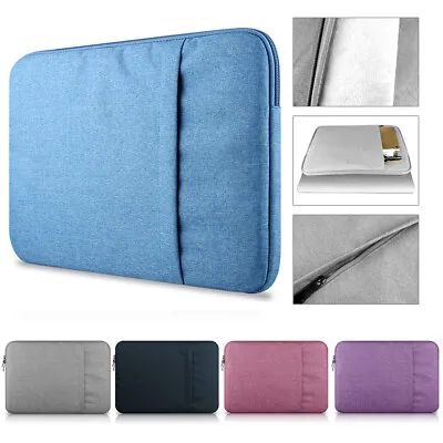 Laptop Bag Sleeve Notebook Case Cover MacBook HP Dell Lenovo 13.3 15.6 Inch • $22.92