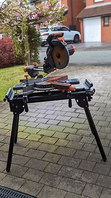 Evolution Compound Mitre Saw (R255SMS) + Evolution Foldable Stand • £84.50