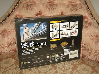 National Geographic London Tower Bridge 3D Puzzle - New & Sealed • £12.95