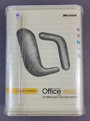 Microsoft Office Mac Student And Teacher Edition 2004 Word Powerpoint Excel • $38.90