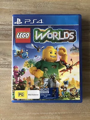 LEGO Worlds Sony PlayStation 4 PS4 - PAL - Complete - Free Postage • $22.95