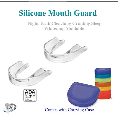 Moldable Teeth Trays | Thermaforming Mouth Guard For Teeth Whitening +Ortho Case • $9.99