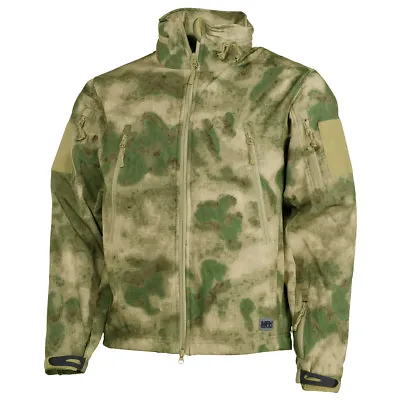 MFH Scorpion Soft Shell Jacket Mens Trekking Hiking Winter Top Army HDT Camo FG • £107.95