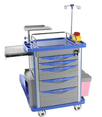 Medical Emergency Rolling Trolley Cart Movable Operating Room New Hospital Care • $1145.24