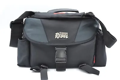 Canon Rebel Gadget Bag Carry Case Padded DSLR Digital Camera Shoulder Strap EOS • $15