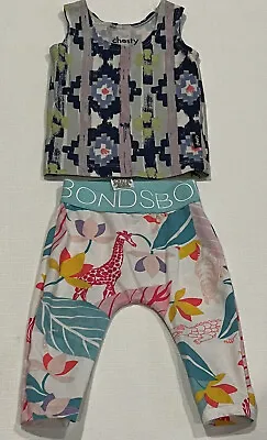 Bonds Baby Girl Size 0 - 3 Months Clothes Bunndle Leggings • $10.98