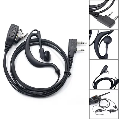 2 Pin Two Way Earpiece Headset Mic Surveillance For Motorola Radio Walkie Talkie • $2.47