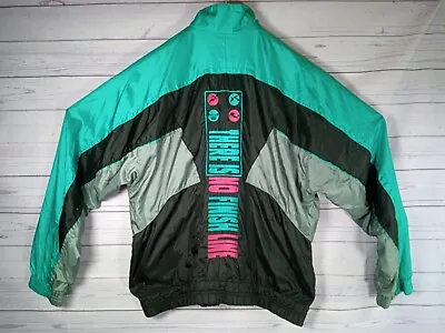 Vintage Retro Nike Shell Suit Jacket  There Is No Finish Line  90's • £24.99