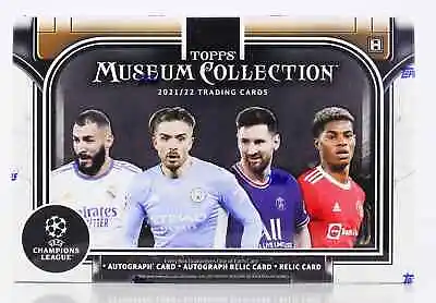 2021/22 Topps UEFA Museum Collection Soccer Hobby Box English Factory Sealed • $325.11