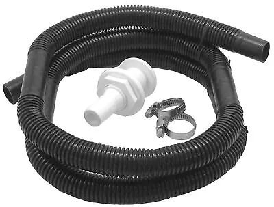 Shoreline Marine Bilge Pump Plumbing Kit | Plastic | 2 Stainless Steel Hose • $23.06