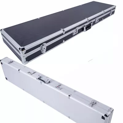 53  Portable Long Aluminum Rifle Gun Lock Foam Safe Box Sponge Liner Hard Case • $78.99