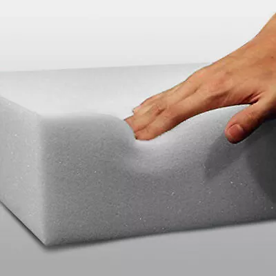 High Density Upholstery Foam - Bespoke Cutting Service Sofa Chair Bench Caravan • £2.99