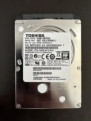 Toshiba MQ01ABF050 500GB 2.5  Laptop Hard Drive SATA HDD • £7.99