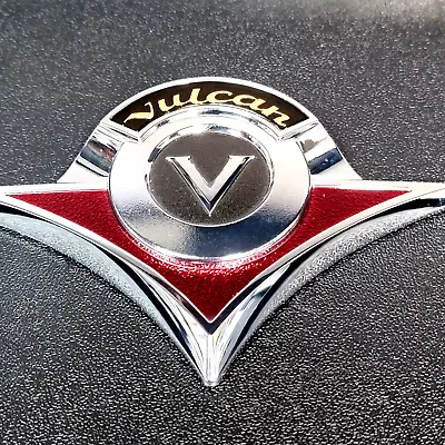 Kawasaki Vulcan 2000 Classic LT Limited Backrest Emblem 56052-0325 Motorcycle 💎 • $39.99