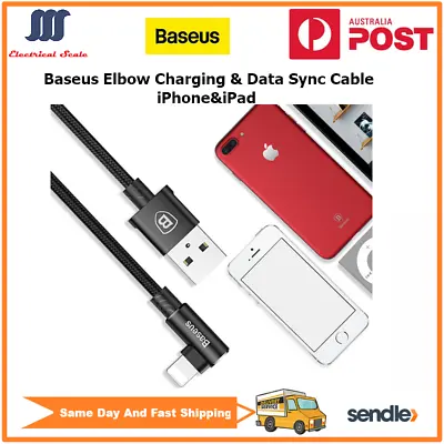 $9.89 • Buy Baseus MVP Elbow Fast Charging Data Sync Cable For IPhone IPad