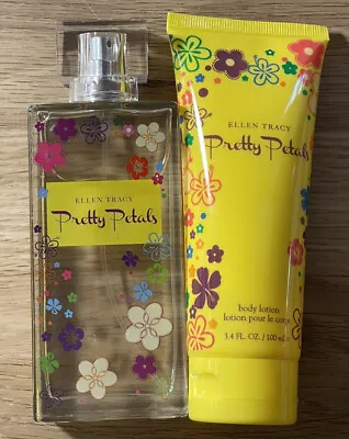 Ellen Tracy Pretty Petals Perfume Spray 2.5fl Oz And Body Lotion 3.4fl Oz • $45