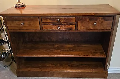 Laura Ashley Dark Chestnut Garrat 4 Drawer Console Table • £250