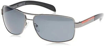 Prada Sport PS54IS Sunglasses-5AV/5Z1 Gunmetal (Polarized Gray Lens)-65mm • $149.99