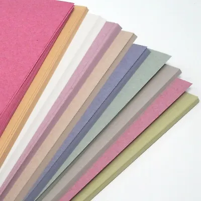 Recycled A3 Ten Pastel Colour Sugar Paper 100gsm Pastel Colour Craft Paper Stock • £6.49