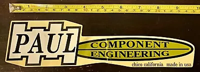 Rare Paul Component Engineering US Decal Sticker NOS Vintage Mountain Bike Decal • $31.95