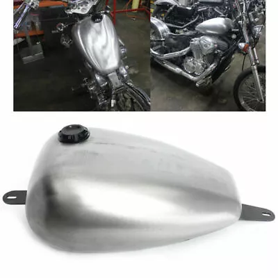 10L 2.6Gallon Cafe Racer Fuel Gas Tank Cap For HONDA VLX600 VLX400 Steed 400 600 • $248.88