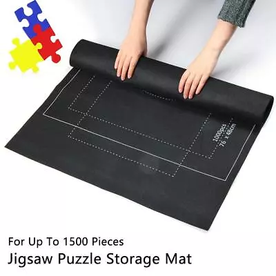 £6.19 • Buy For Kids Roll Up Puzzle Blanket Puzzle Mat Felt Storage Pad Jigsaw Storage Mat