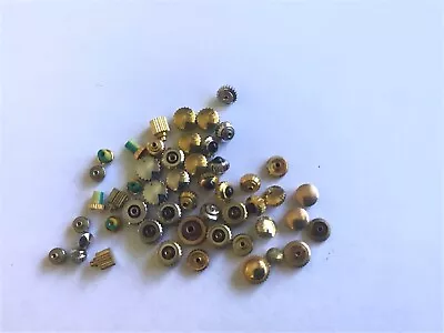 50pcs Old Vintage Watch Crowns For Watchmaker’s Spare Parts • $12.99