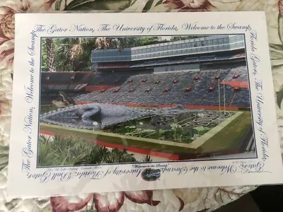 Florida Gators Football Field  THE SWAMP  Stadium - POSTER Print - 19 X 13 • $19.99