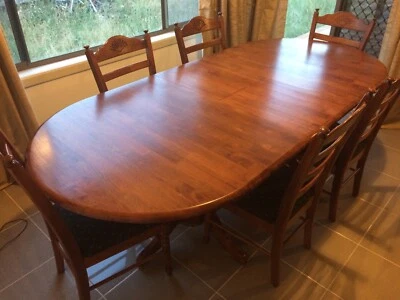 $50 • Buy Retro Solid Wood Dining Table Setting