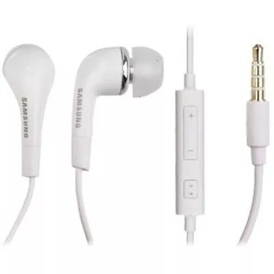 100%Official Genuine Samsung Galaxy S5 S4 S3 Mini Headphones Earphones WHITE • £5.99