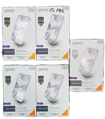 Gear4 Victoria Case For Apple IPhone Xs Max Clear Fabric Waves(QTY=5)(R14) • $9.99