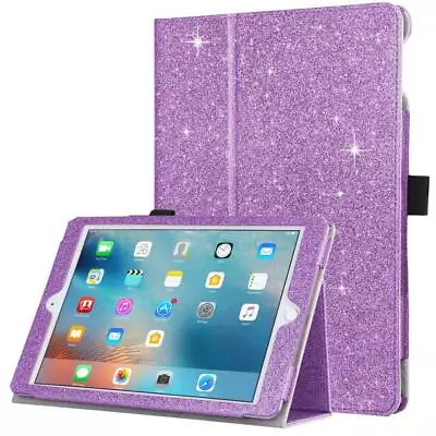 Apple IPad 2nd 3rd 4th  Generation Glitter PU Leather Stand Flip Book Cover Case • £7.25