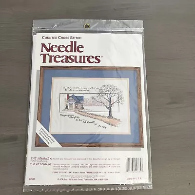 Cross Stitch Needle Treasures 02665 The Journey D Morgan Needlepoint Vintage NEW • $16.99