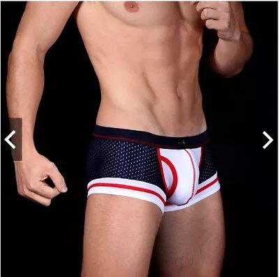 MANVIEW IM3-10 Boxer Briefs Underwear Pouch Mesh Menswear Designer Underpants • £6.74