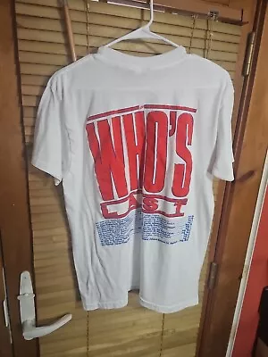 True Vintage 80s The Who Concert Tour Band Tee T Shirt 25th Anniversary Men's L • $35