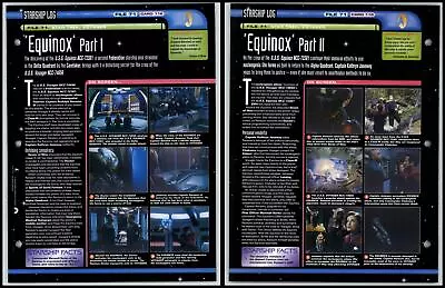 £1.49 • Buy Equinox - Voyager - Star Trek Fact File Page