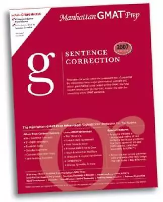 Sentence Correction GMAT Preparation Guide (Manhattan GMAT Preparation Gu - GOOD • $5.75