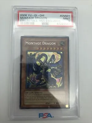 2008 Montage Dragon - Secret Rare - CT05-ENS01 PSA 9 Mint • $45