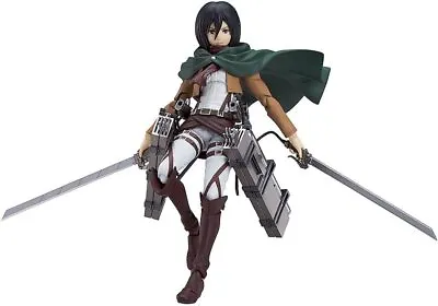 Used Figma Attack On Titan Mikasa Ackerman Figure Max Factory • $48.59