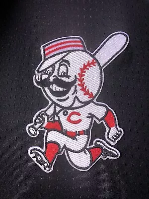 Cincinnati Reds Mr. Redlegs Iron On Logo Patch 4.25”x3.25” • $4.49