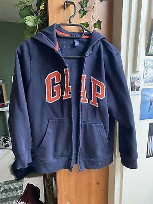 Kid’s Gap Navy Blue Zipped Hoodie Age 10-11 Years • £4.25